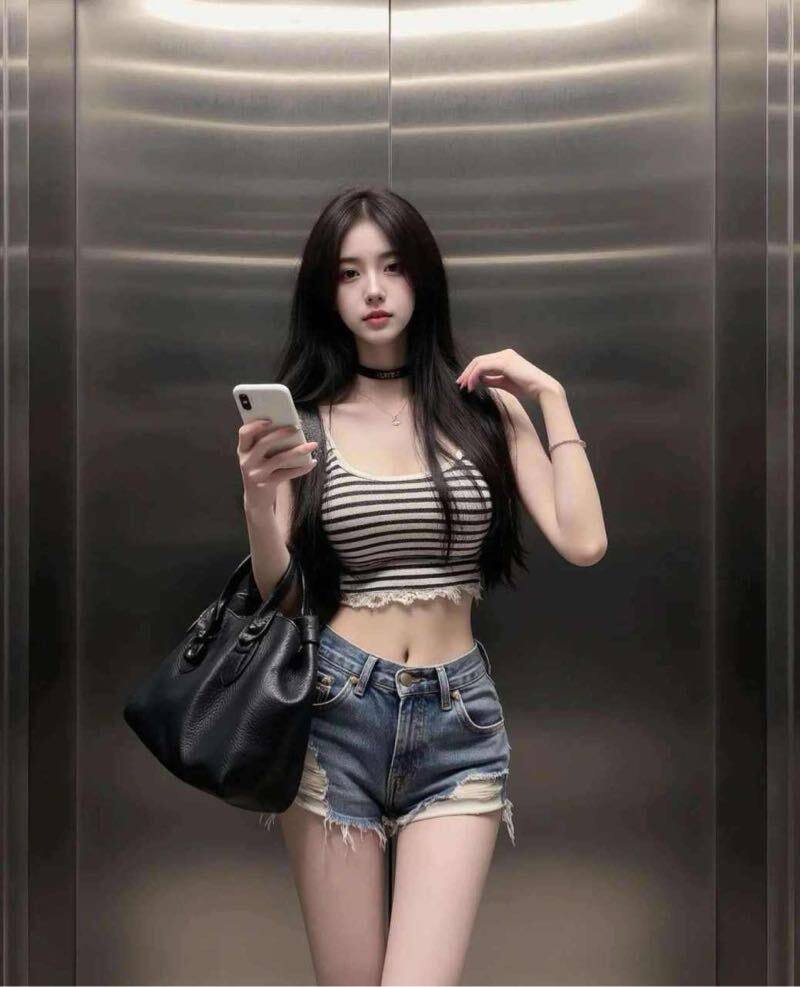 皮肤白嫩 细腰翘臀