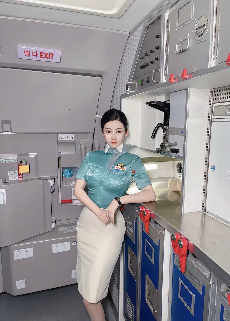 168D️纹身 大韩航空空中乘务员退役
