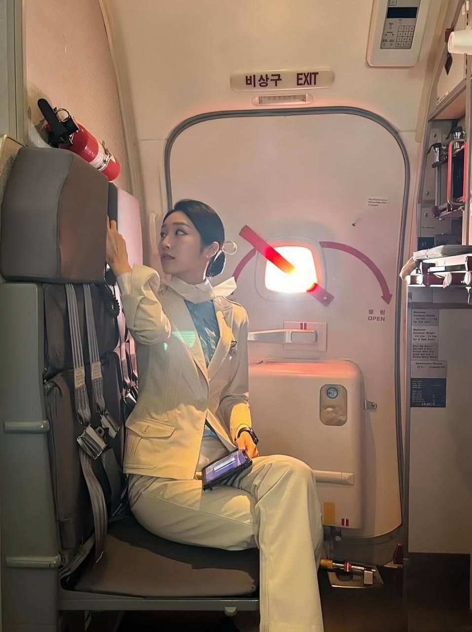 168D️纹身 大韩航空空中乘务员退役